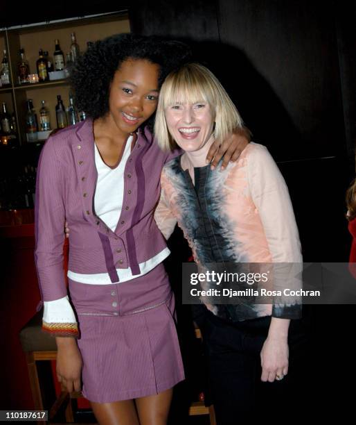 Gerren Taylor and Amy Astley during Olympus Fashion Week Fall 2004 - Teen Vogue Hosts the Screening of "Dirty Dancing: Havana Nights" at The Bryant...