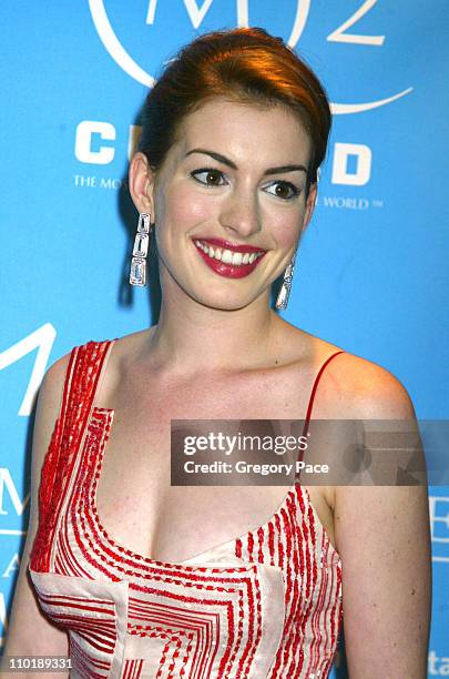 Anne Hathaway during The Entertainment Industry Foundation's 2nd Hollywood Hits Broadway Benefit Gala for Colon Cancer - Arrivals at Queen Mary 2 in...