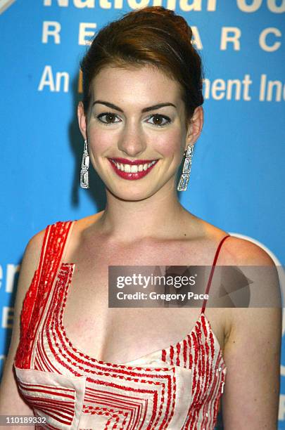 Anne Hathaway during The Entertainment Industry Foundation's 2nd Hollywood Hits Broadway Benefit Gala for Colon Cancer - Arrivals at Queen Mary 2 in...