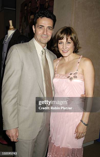 Stephen Schnetzer and Amy Carlson during New York Women in Film and Television's 5th Annual Designing Hollywood Gala at Sothebys in New York City,...