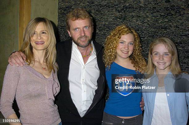 Kyra Sedgwick, Aidan Quinn, April Mullen and Regan Arnold, who all star in Cavedweller