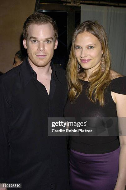 Michael C Hall and Vinessa Shaw during 3rd Annual Tribeca Film Festival - Showtime Party at Nobu in New York City, New York, United States.