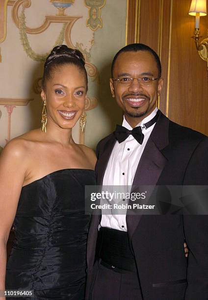 Joan Baker and husband Rudy Gaskins during The 56th Annual Writers Guild of America Awards, East - Arrivals at The Pierre Hotel in New York City, New...