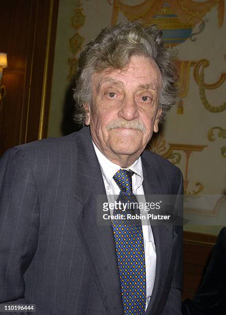 Kurt Vonnegut Jr. During The 56th Annual Writers Guild of America Awards, East - Arrivals at The Pierre Hotel in New York City, New York, United...