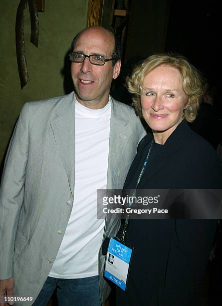 Matt Blank, chairman and CEO of Showtime, and Glenn Close