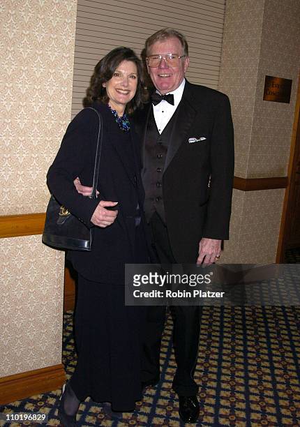 Carla Borrelli and Donald May during An Evening of Music From Guys and Dolls to Benefit the Iris Cantor Women's Health Center at The Sheraton New...