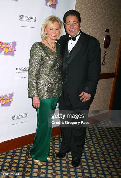 Iris Cantor and Daniel Rodriguez during An Evening of Music From Guys and Dolls to Benefit the Iris Cantor Women's Health Center at The Sheraton New...