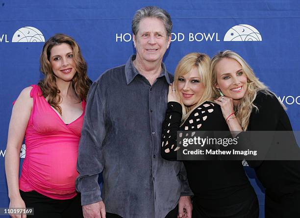 Wendy Wilson, Brian Wilson, Carnie Wilson and Chynna Phillips