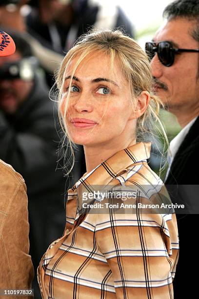 Emmanuelle Beart during 2004 Cannes Film Festival - Cannes Jury - Photocall at Palais Du Festival in Cannes, France.