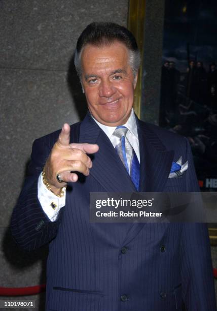 Tony Sirico during "The Sopranos" Fifth Season Premiere at Radio City Music Hall in New York City, New York, United States.