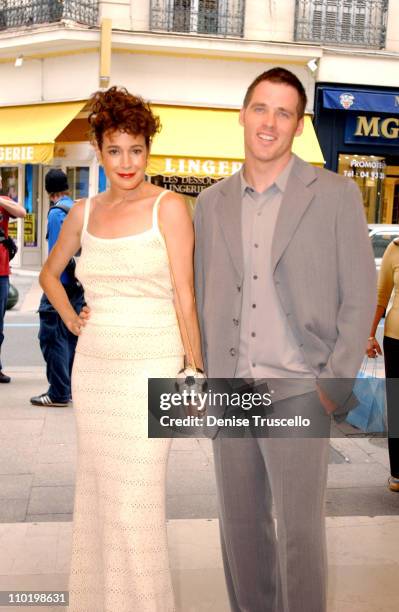 Sean Young and Ben Browder during 2004 Cannes Film Festival - "A Killer Within" - Premiere at Star Cinema in Cannes, France.