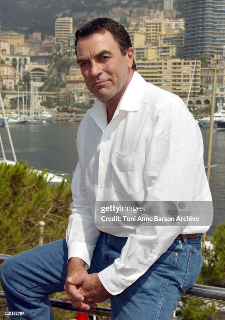 2004 Monte-Carlo TV Festival - Tom Selleck Interview with "Access Hollywood" and Photo Session