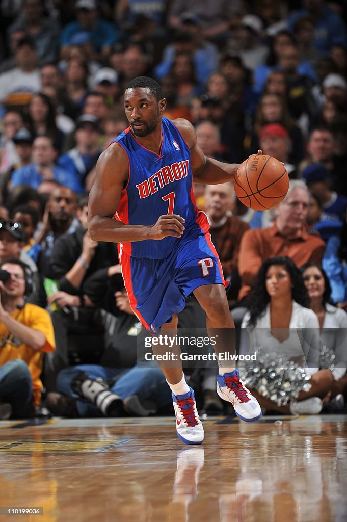 Detroit Pistons v Denver Nuggets