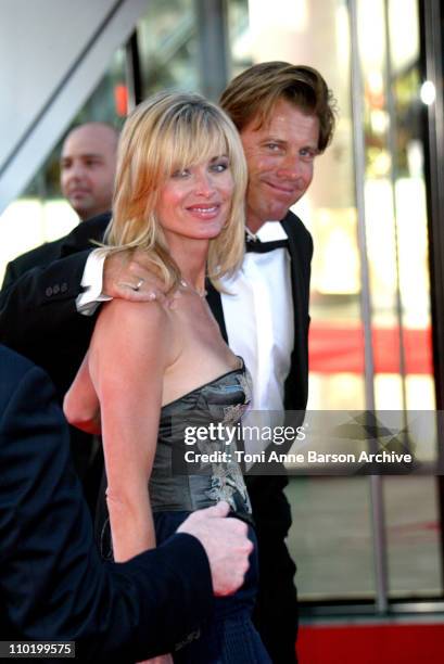 Eileen Davidson and husband Vincent Van Patten during 44th Monte Carlo Television Festival - Closing Ceremony - Arrivals at Grimaldi Forum in...