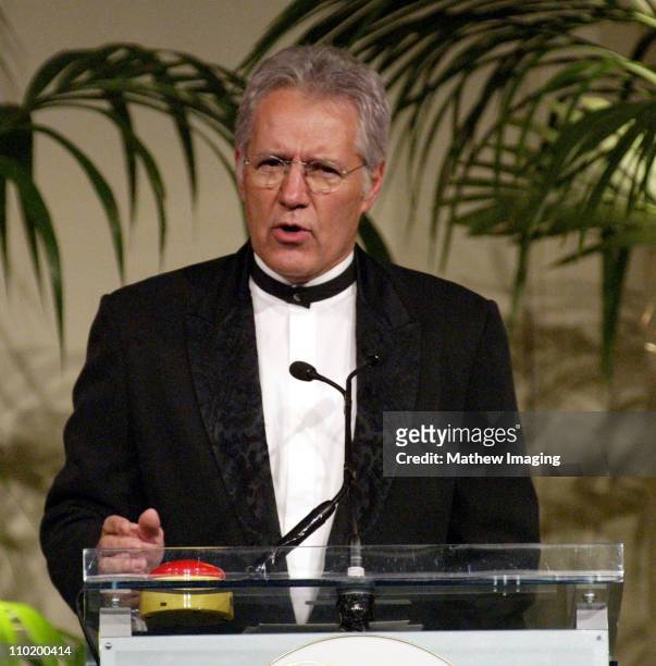 Alex Trebek during 31st Annual Daytime Emmy Awards Creative Arts Presentation - Show at Grand Ballroom at Hollywood and Highland in Hollywood,...