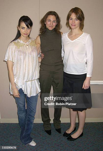 Mia Kirshner, Ilene Chaiken, executive producer and Leisha Hailey
