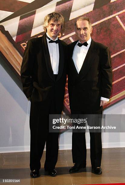 Alain Goldman and Alain Terzian during International Forum of Cinema & Litterature Award Ceremony - Arrivals at Grimaldi Forum in Monte-Carlo, Monaco.