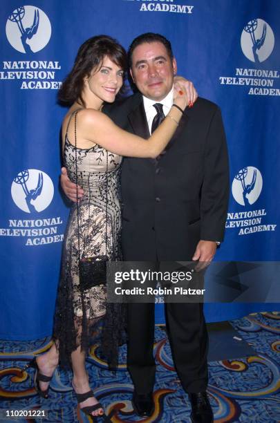 Lesli Kay and Emeril LaGasse during 31st Annual NATAS Daytime Emmy Craft Awards at The Marriott Marquis Hotel in New York, New York, United States.