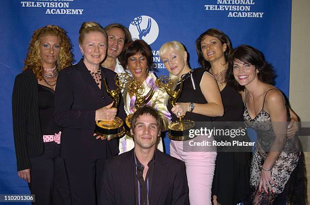 Lesli Kay and Agim Kaba and ATWT hairdressers during 31st Annual NATAS Daytime Emmy Craft Awards at The Marriott Marquis Hotel in New York, New York,...