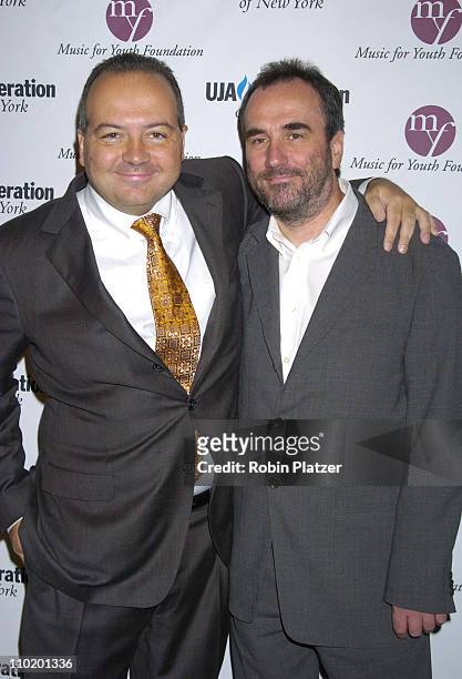 Rob Glaser and David Munns, the Honorees during UJA Luncheon Honoring David Munns and Rob Glaser at The Pierre Hotel in New York City, New York,...