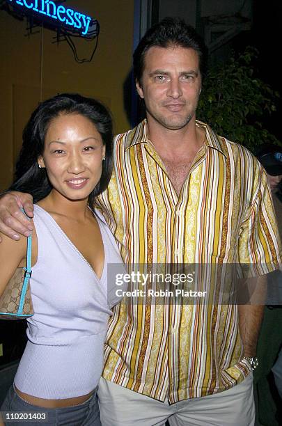 John Enos and girlfriend Jennie Lee during The Opening of Bar 17 in New York City at Bar 17 in New York, New York, United States.