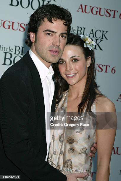 Ron Livingston and fiancee Lisa Sheridan during "Little Black Book" New York Premiere - Arrivals at Ziegfeld Theater in New York City, New York,...
