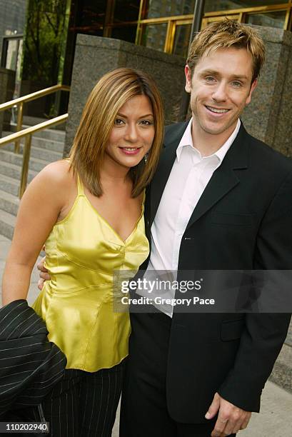 Marisol Nichols and Ron Eldard during ABC 2004-2005 Upfront - Arrivals at Midtown Hotel and Cipriani's in New York City, New York, United States.