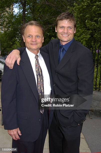 Bailey Chase and father Mike Luetgert during The 31st Annual Daytime Emmy Awards - Pre-Party Thrown by Mayor Bloomberg at Gracie Mansion in New York,...