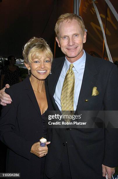 Jeff Byron and Nancy Lesh during The 31st Annual Daytime Emmy Awards - Pre-Party Thrown by Mayor Bloomberg at Gracie Mansion in New York, New York,...