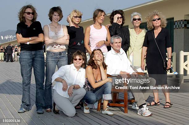 Diane Kuris, Lio, Claude Lelouch, Bethina Rheims, Marie-Jousee Croze, Claudie Ossard, Mathilde Seigner, Anouck Aimee, Danielle Heymann and Jeanne...