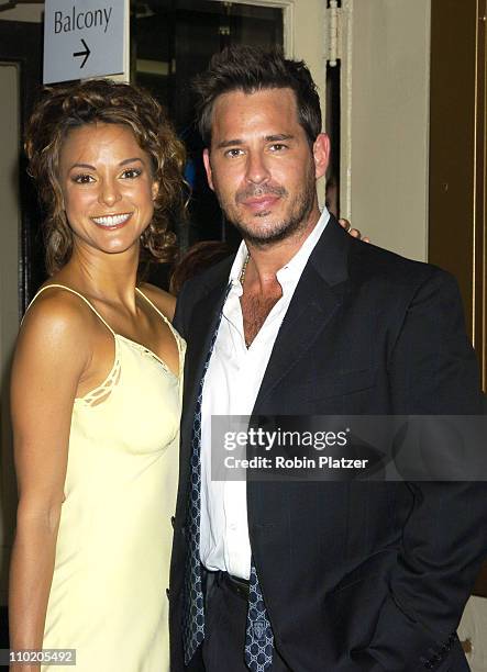 Eva La Rue and Ricky Paull Goldin during "Dracula, The Musical" - Opening Night at The Belasco Theatre in New York City, New York, United States.