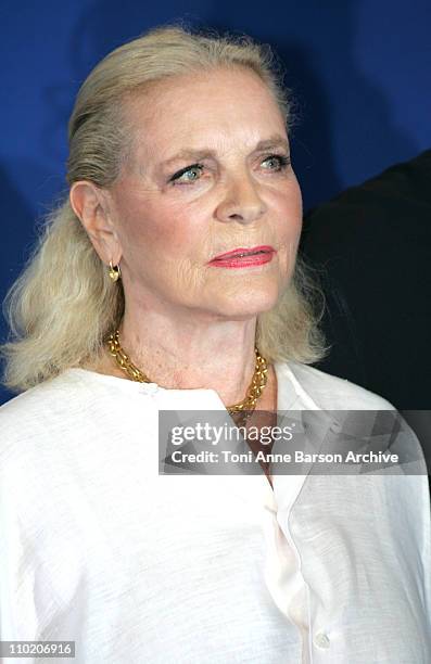 Lauren Bacall during 30th Deauville American Film Festiva - "Birth" Photocall at CID in Deauville, France.