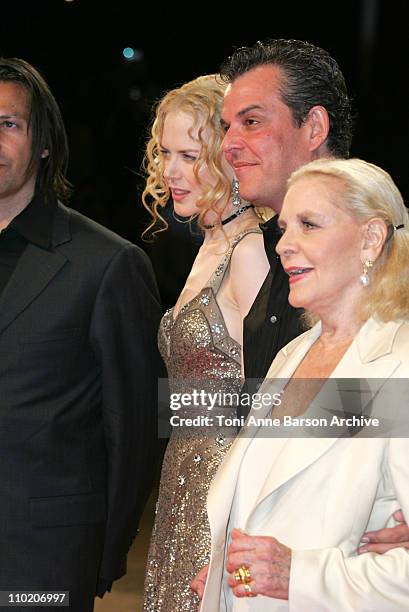 Nicole Kidman, Danny Huston and Lauren Bacall during 30th Deauville American Film Festival - "Birth" - Premiere at CID in Deauville, France.