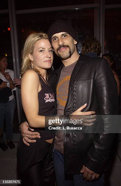 Christine and Dave Kushner during Velvet Revolver After Show Party Hosted By Clive Davis at Hotel Gansevoort in New York City, New York, United...