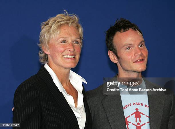 Glenn Close and Chris Terrio during 30th Deauville American Film Festival - "Heights" - Photocall at CID in Deauville, France.