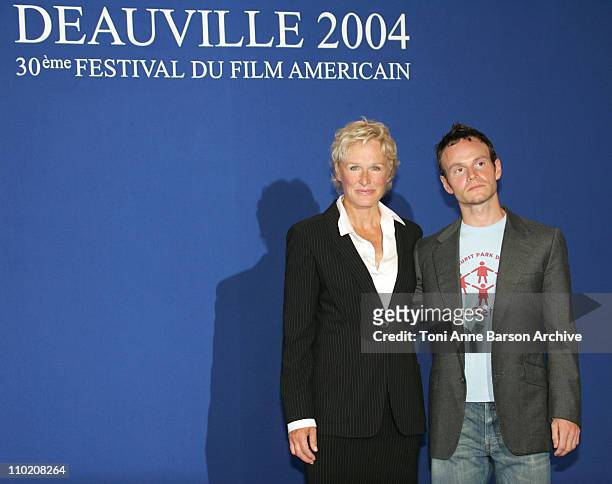 Glenn Close and Chris Terrio during 30th Deauville American Film Festival - "Heights" - Photocall at CID in Deauville, France.