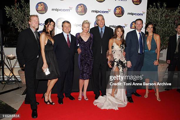 Mark Kaner, President 20th Century Fox Television Distribution, Lake Bell, Paul Zilk, President and CEO of Reed Midem, Portia de Rossi, Gary Newman,...