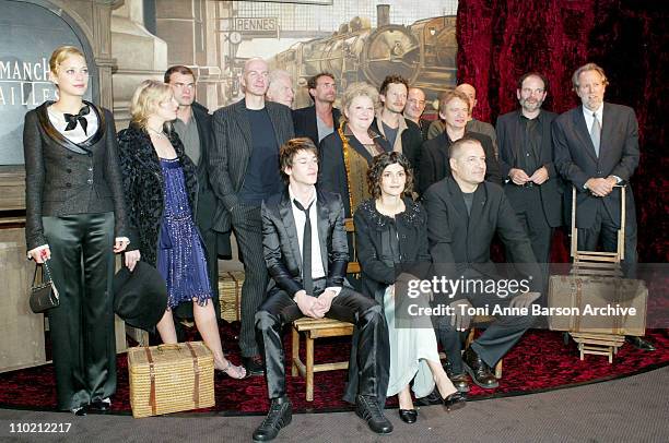 Marion Cotillard , Gaspard Ulliel, Audrey Tautou, Jean-Pierre Jeunet and the cast