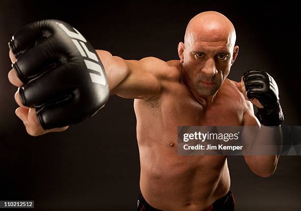 Mark Coleman poses for a portrait on November 1, 2009 in Las Vegas, Nevada.