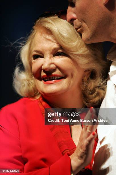 Gena Rowlands and Nick Cassavetes during 30th Deauville American Film Festival - "The Notebook" Premiere - Arrivals at CID in Deauville, France.