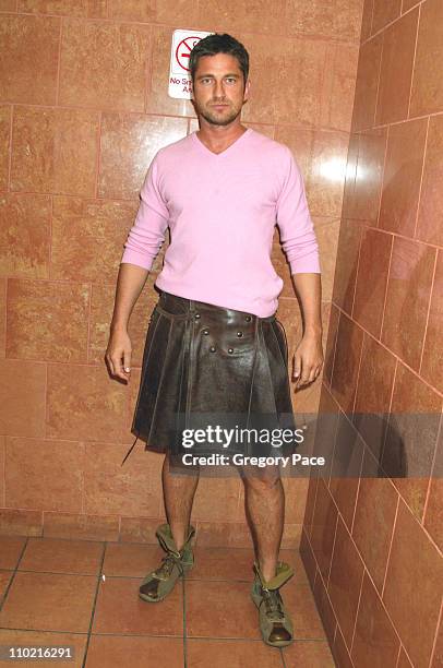Gerard Butler during "Dressed to Kilt" - A Scottish Evening of Fashion and Fun - Arrivals and Backstage at Copacabana in New York City, New York,...