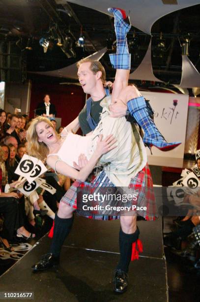 Candace Bushnell and husband Charles Askegard during "Dressed to Kilt" - A Scottish Evening of Fashion and Fun - Runway at Copacabana in New York...