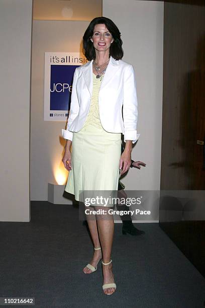 Joan Severance during Nicole by Nicole Miller Fashion Show Presented by JCPenney - Arrivals, Backstage and Runway at The Four Seasons Restaurant in...