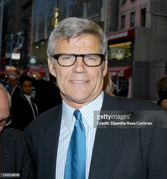 Ernest Thompson, playwright during "On Golden Pond" Opening Night on Broadway - Arrivals at The Cort Theatre in New York City, New York, United...