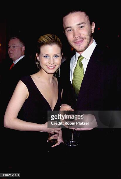Stephanie Gatschet and Tom Pelphrey during 57th Annual Writers Guild Awards - New York Arrivals at The Pierre Hotel in New York City, New York,...