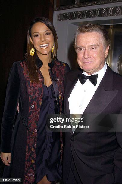 Eva La Rue and Regis Philbin during The 60th Anniversary Ball of the Year Gala for The Boys Towns of Italy at The Waldorf Astoria Hotel in New York...