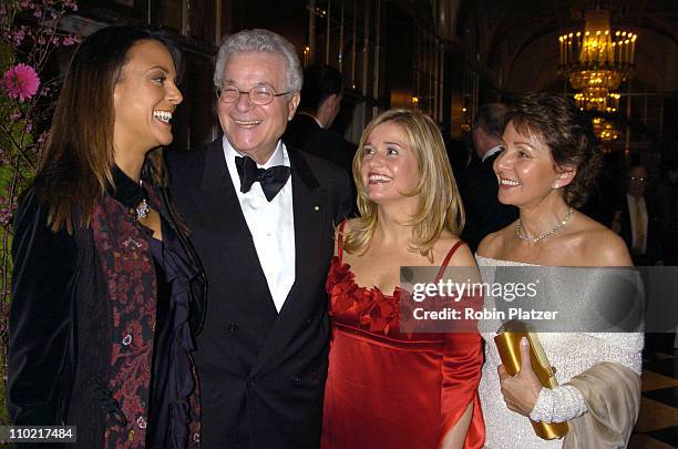 Eva La Rue, Tony May, daughter Marisa and wife Halima May