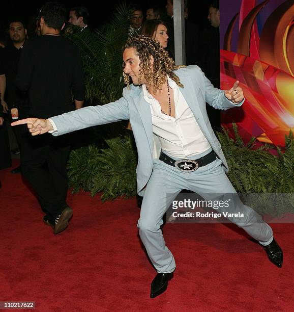 David Bisbal during 2005 Premio Lo Nuestro Awards - Red Carpet at American Airlines Arena in Miami, Florida, United States.
