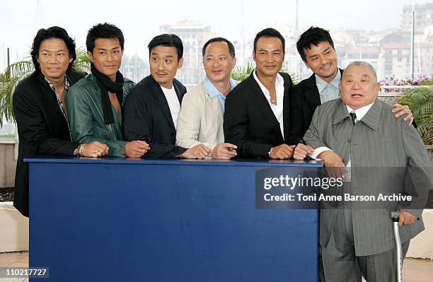 Producer Dennis Law, Lois Koo, Tony Leung Ka-fai Ka Fai, Director Johnnie To, Simon Yam, Lam Ka Tung, Wong Tim Lam