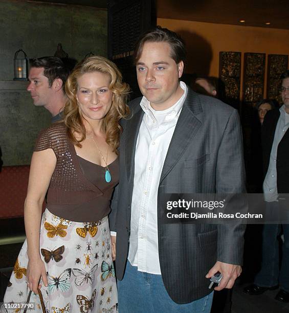 Ana Gasteyer and Charlie McKittrick during "Reefer Madness" Hosted by Showtime Network - After Party at Tao at Tao in New York City, New York, United...